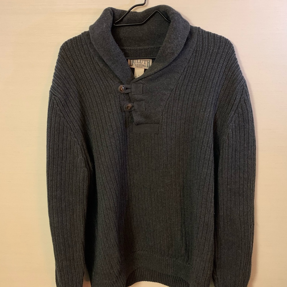 XL Grey Sweater from Duluth Trading Company